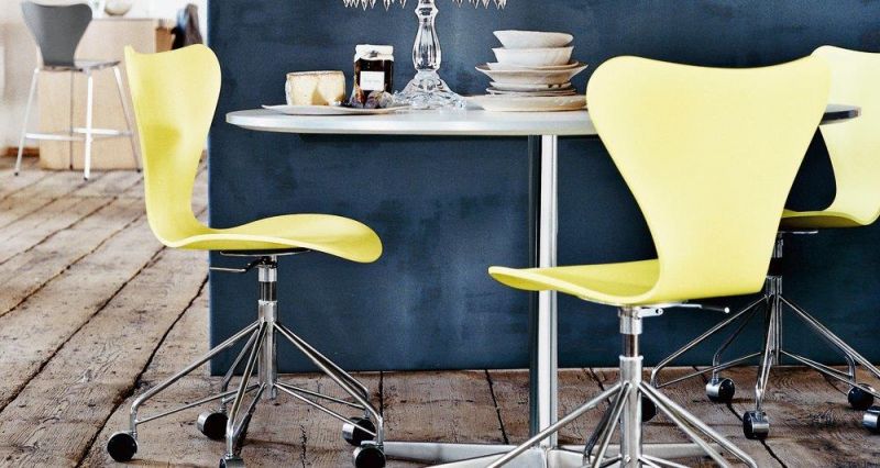 Siebener Drehstuhl 3117 Fritz Hansen